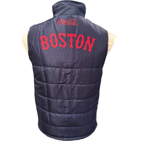 BOSTON RED SOX Adult Puffer Puffy Vest Size M, NWT - Picture 4 of 5